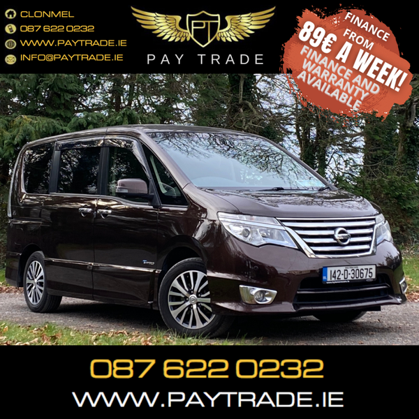 2014 NISSAN SERENA 8 SEAT AUTO HYBRID FRESH NCT