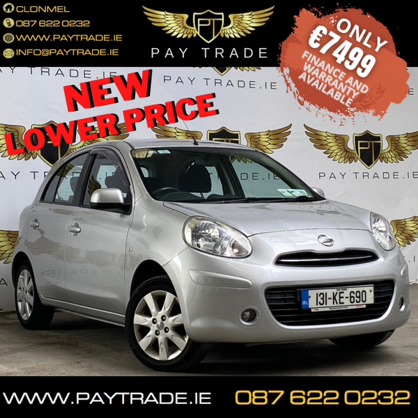 2013 NISSAN MICRA 1.2 CVT AUTOMATIC FINANCE WARRANTY
