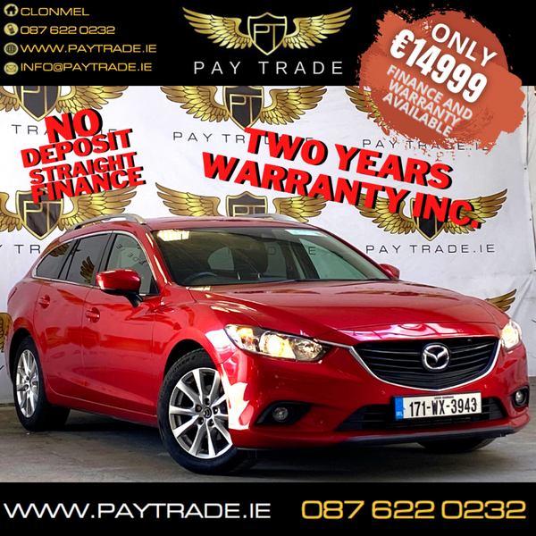 2017 MAZDA 2.2 SKYACTIV ESTATE 2 YEARS WARRANTY INC