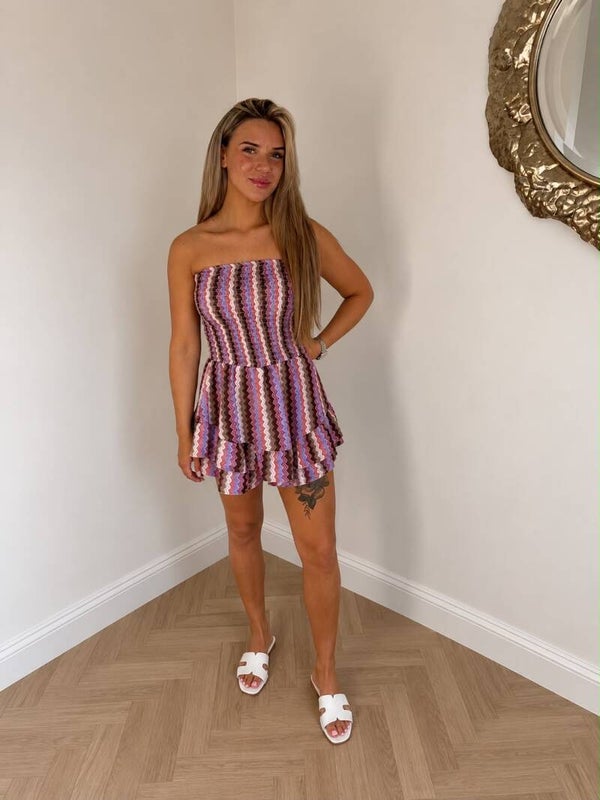 dress look jumpsuit zigzag 💜