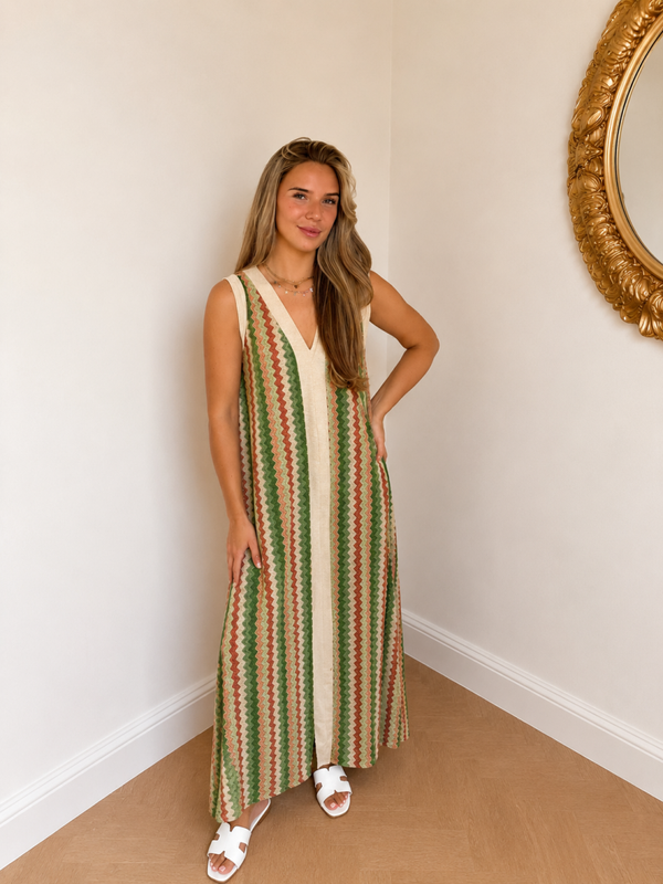 Zigzag dress 💚