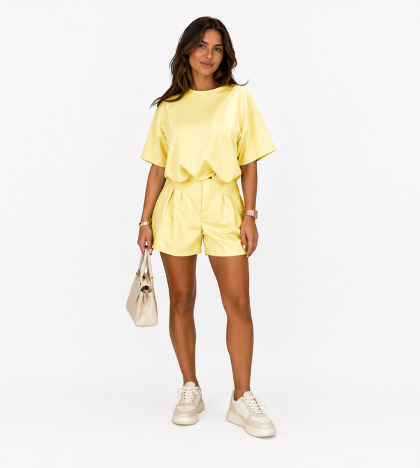 Comfy set geel