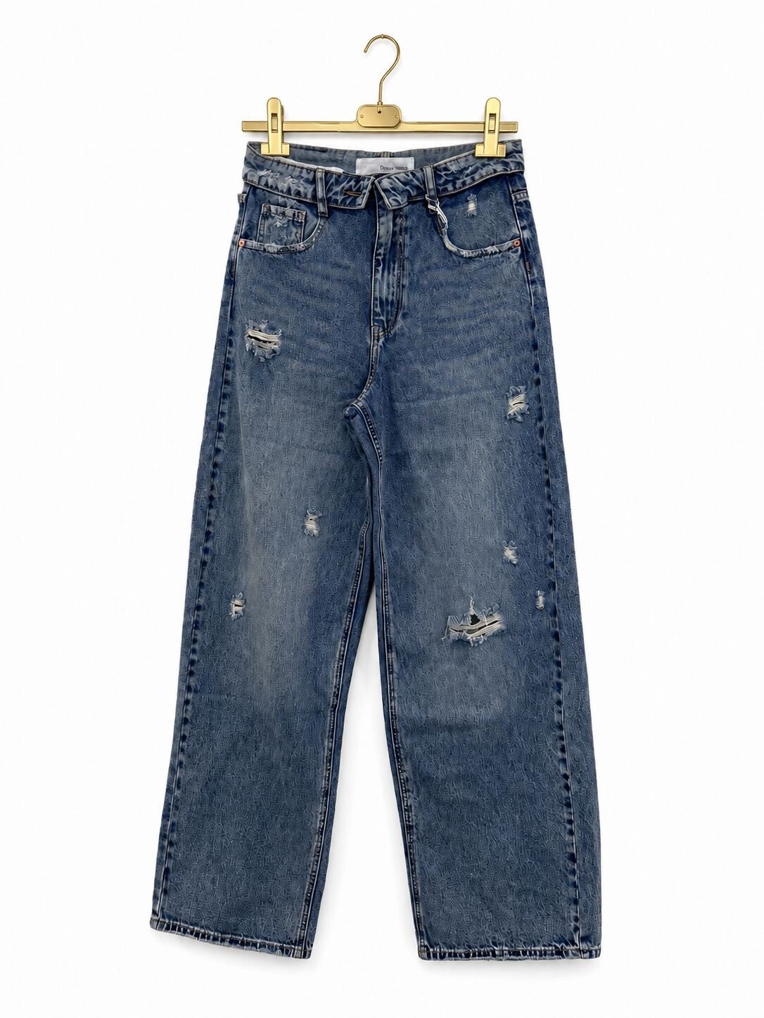 Queen hearts jeans wide leg