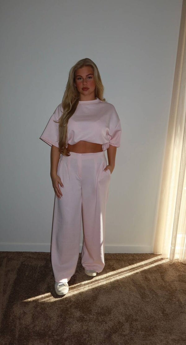 Cropped comfy pak roze