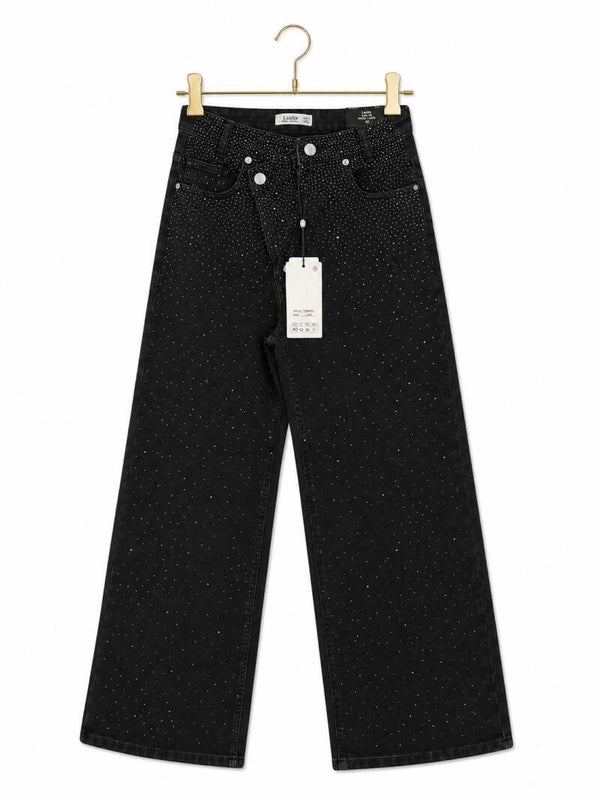 Jeans stenen zwart
