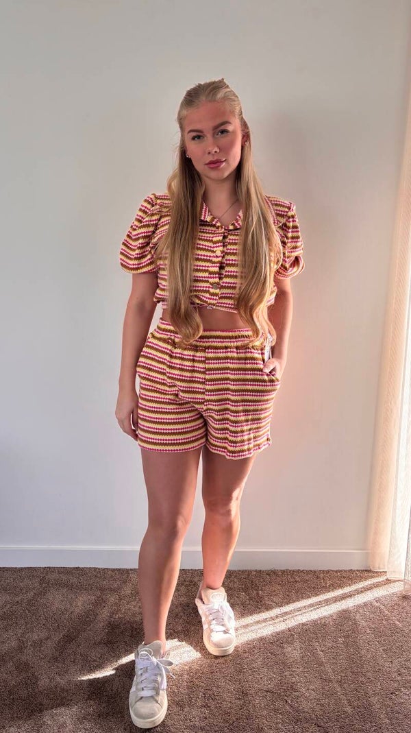 Zomerset geel roze