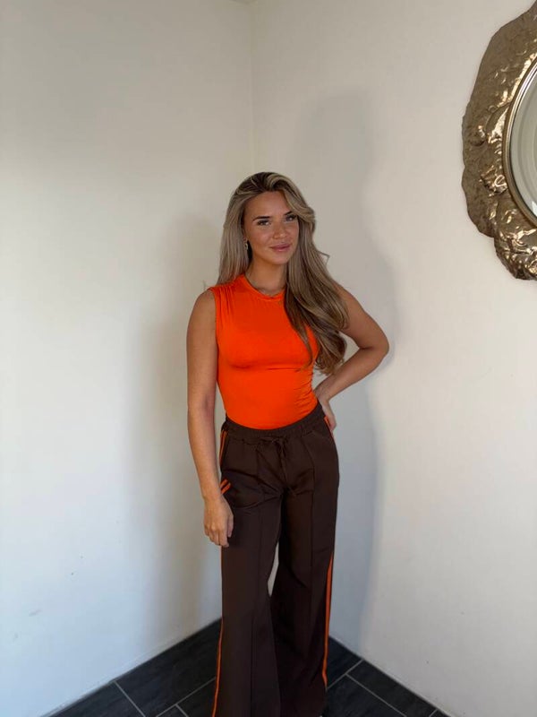 Anna top oranje
