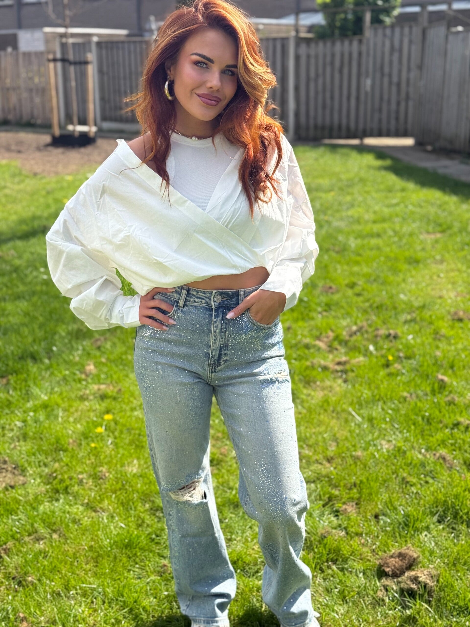 Queen hearts jeans stennen