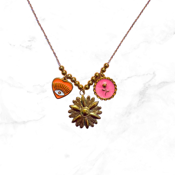 RVS Schakelketting D - 3 bedels