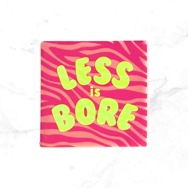 Tegel Zebra LESS is BORE - roze