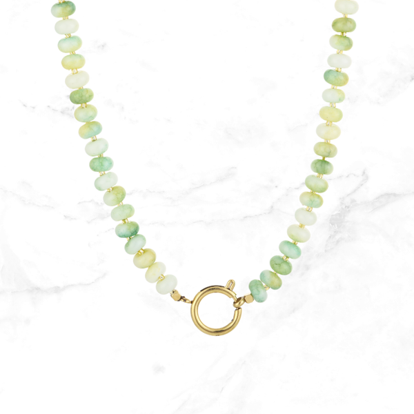 Natuursteen Kralenketting - Groen