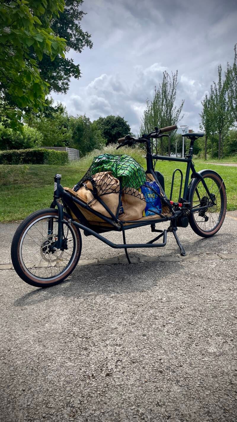 Vélo cargo joue les tours