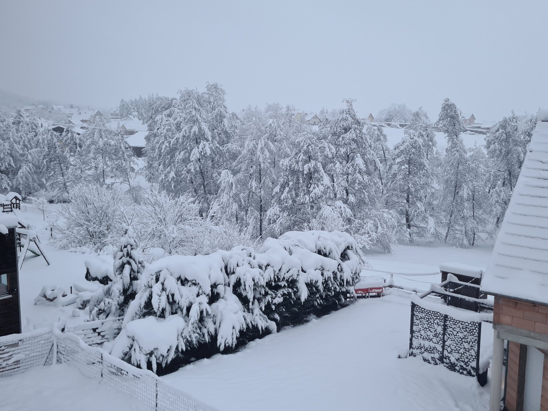 Noel en Alsace sous la neige