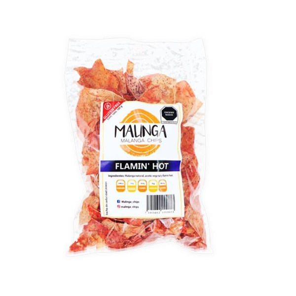 MALANGAS CHIPS FLAMIN HOT MALINGAS BOLSA 100 GR.