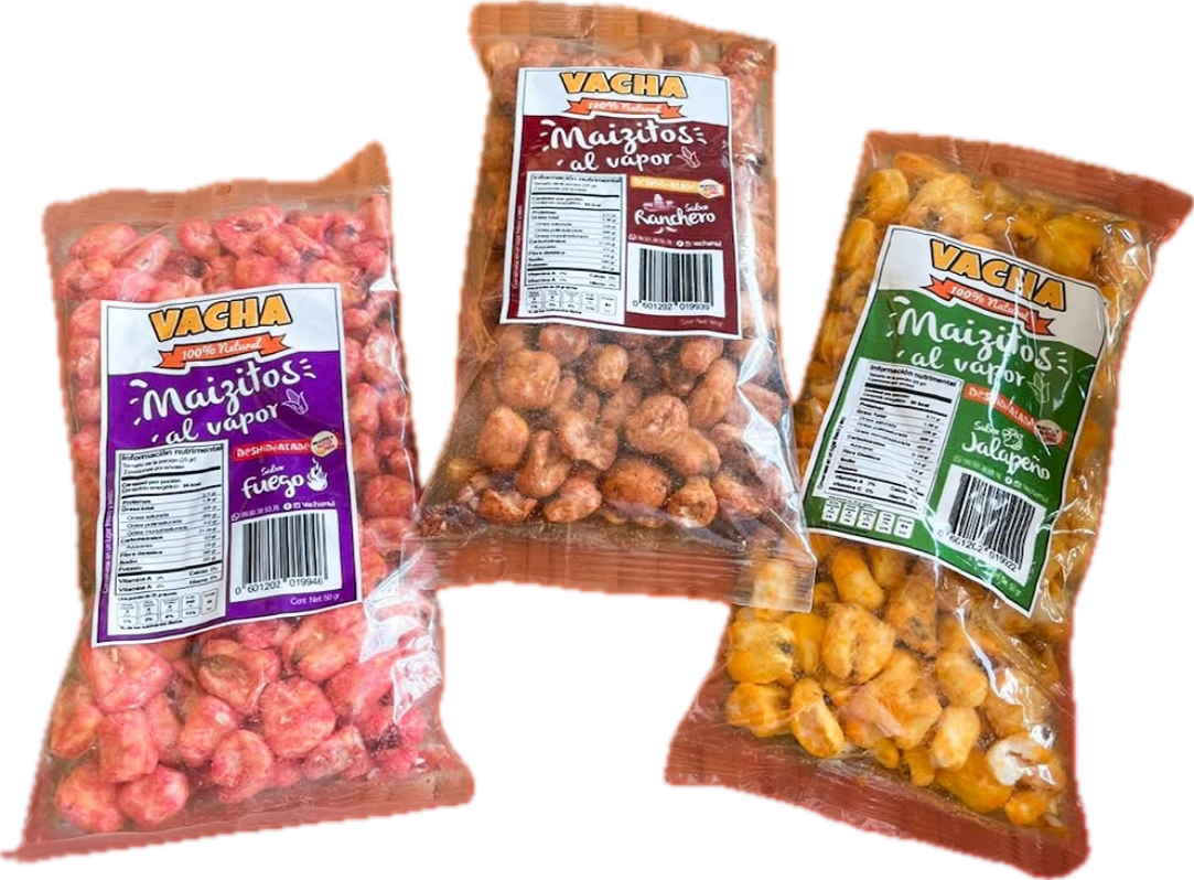 MAIZITOS AL VAPOR  VACHA 50 GR.