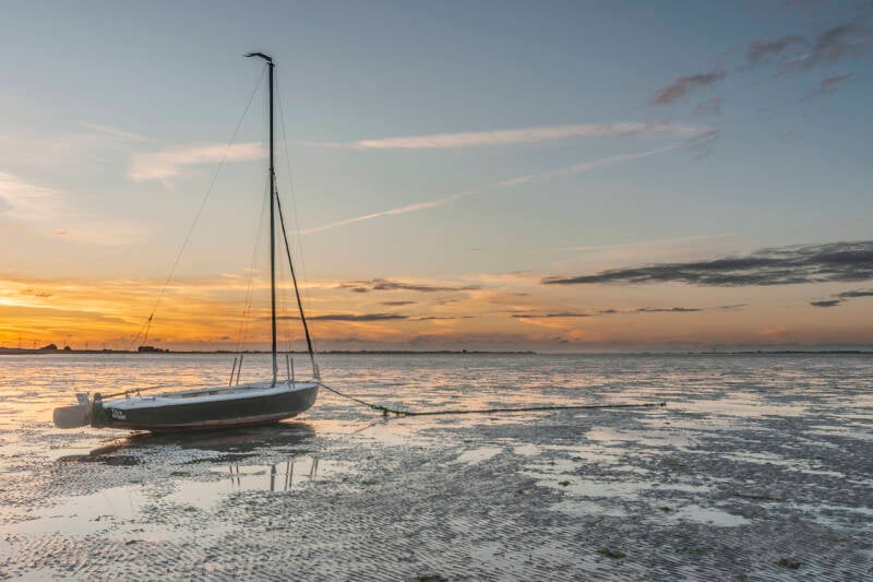 Bootje Roelshoek tijden laagwater