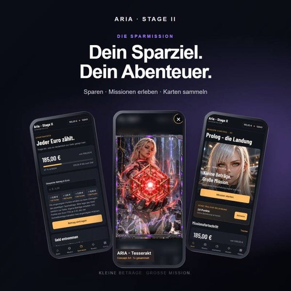 ARIA – Stage II: Dein Sparziel. Dein Abenteuer.