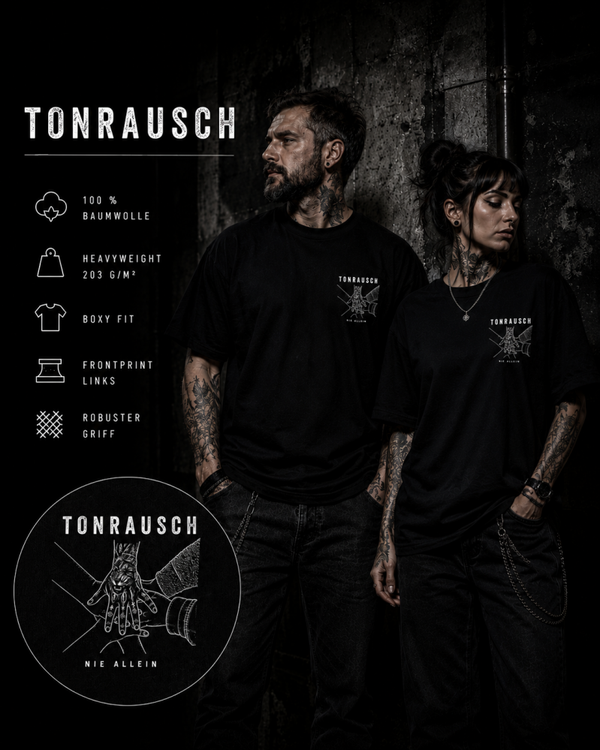 T-Shirt Nie Allein