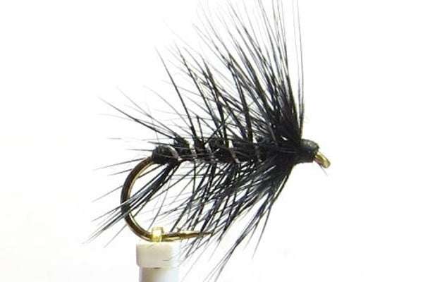 Dry Fly Bits Black #12