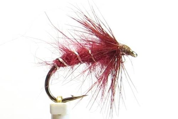 Dry Fly Bits Claret #14