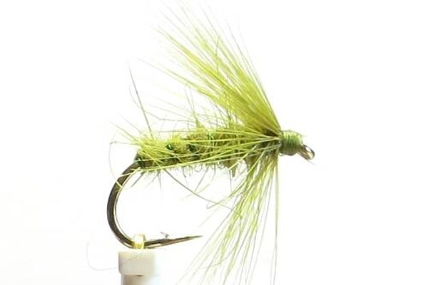 Dry Fly Bits Olive #14