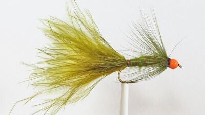 Damsel Nymph Olive Hot Head #10