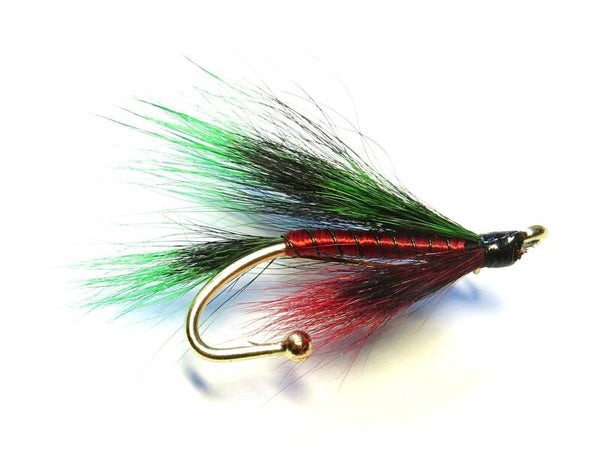 Mayo Green & Red Fly Pin