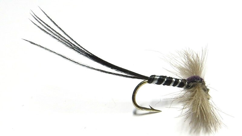 Mayfly Spinner Black Spent #10