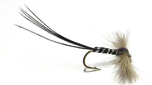 Mayfly Spinner Black Spent #12