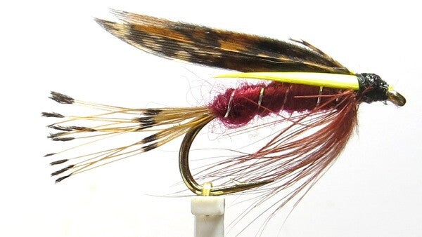 Grouse & Claret Seatrout Fly #8