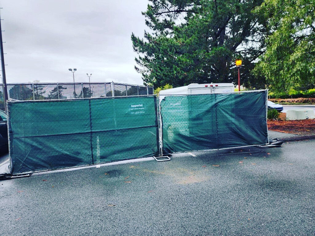 Imperial rent a fence temporal