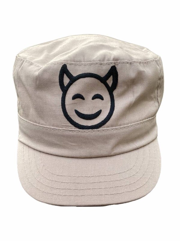* NEW * Smiley Devil Military Cap