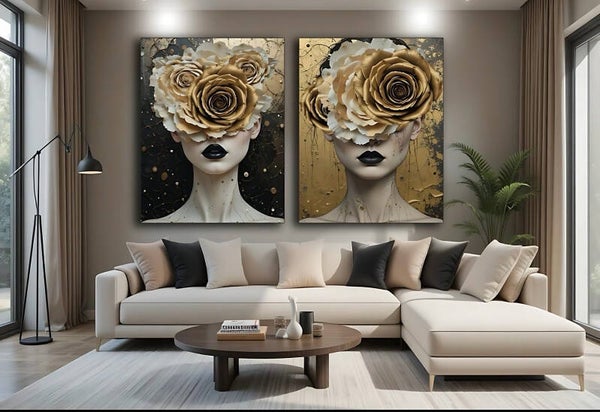 Golden Rose Face 1008 & Golden Rose Face 1009