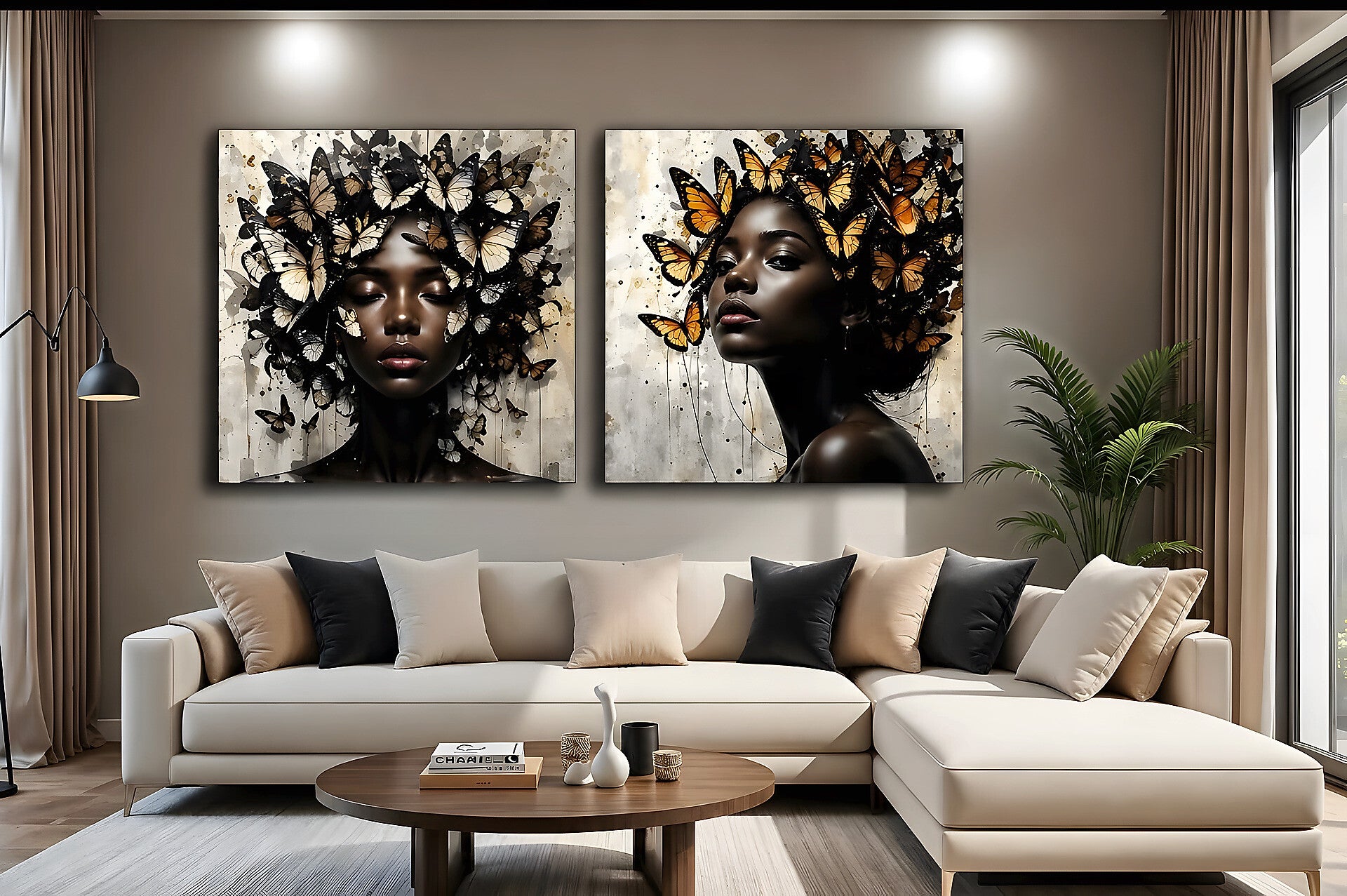 Butterfly Face 1006 & Butterfly Face 1007