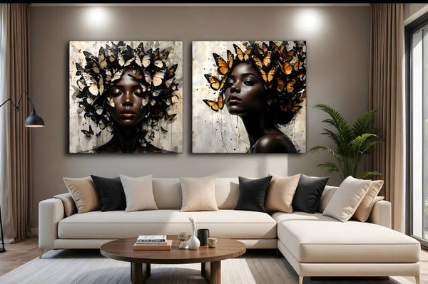 Butterfly Face 1006 & Butterfly Face 1007