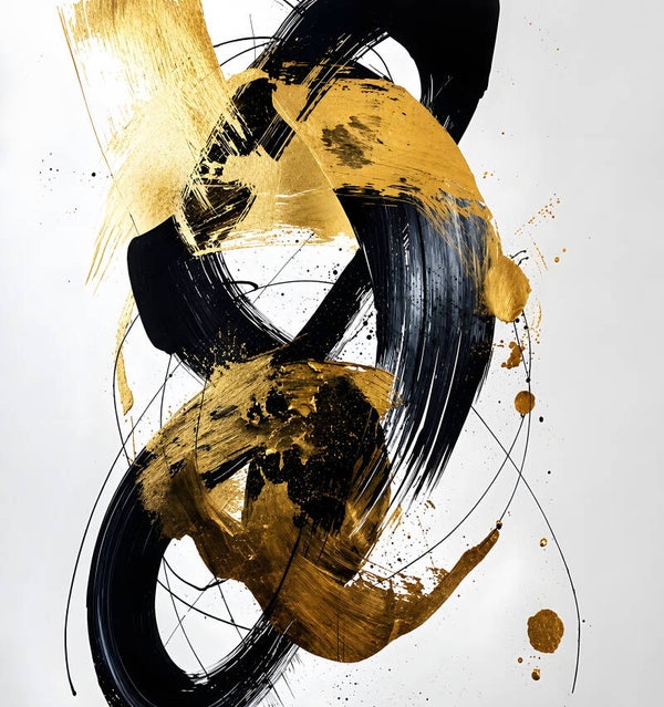 Gold Brushstroke 4099
