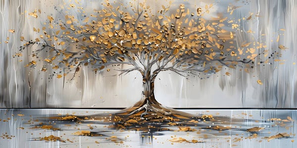Gold Leaf Tree 4074