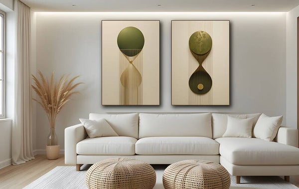 Hourglass Olive 4035 & Hourglass Olive 4036