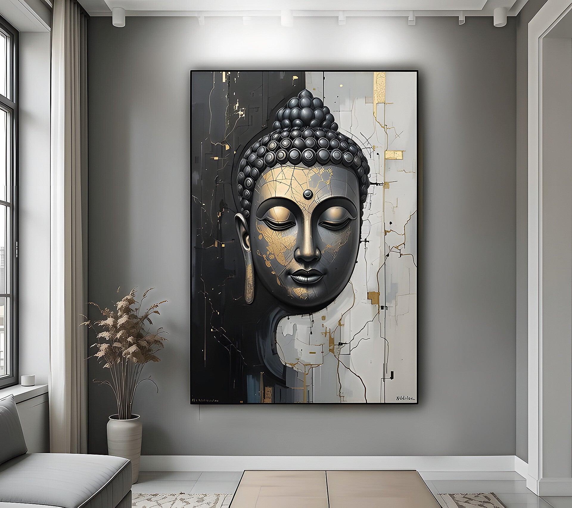 Onyx Buddha Face 1025