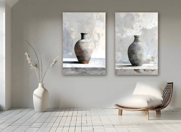 Stone Vases 4001 & Stone Vases 4002