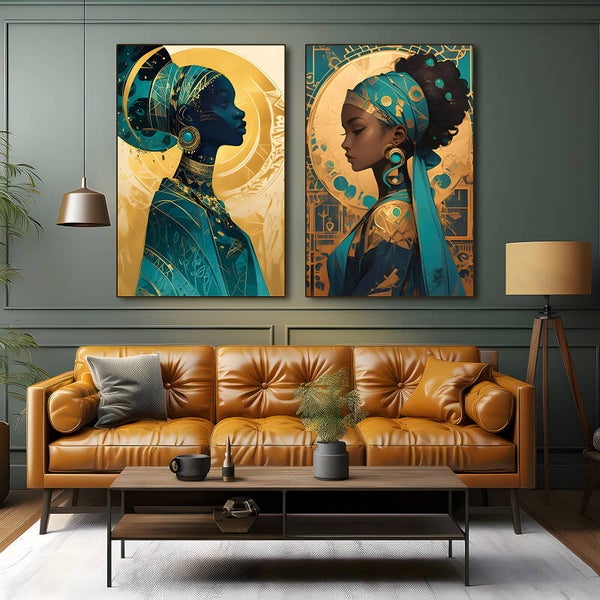 Turquoise Muse 4052 & Turquoise Muse 4053