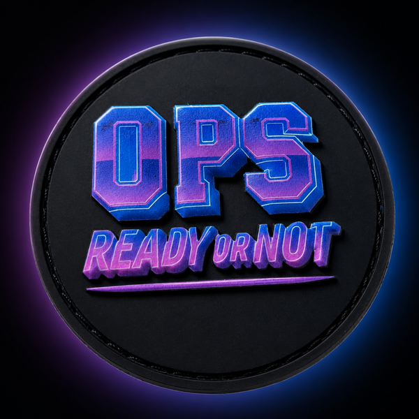 PATCH OPS "READY OR NOT" NEON