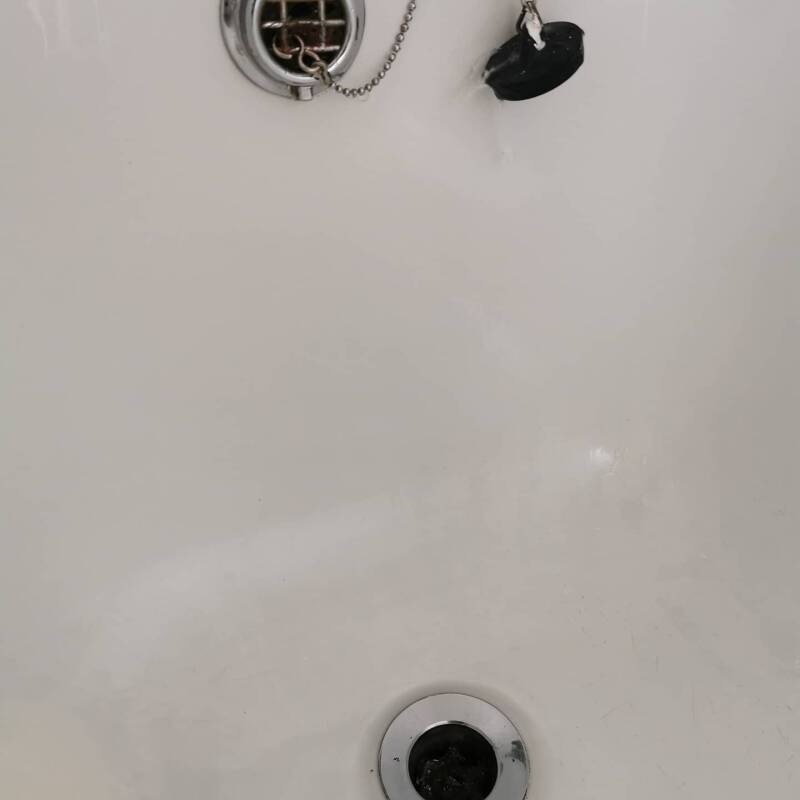 Cleaned bathtub