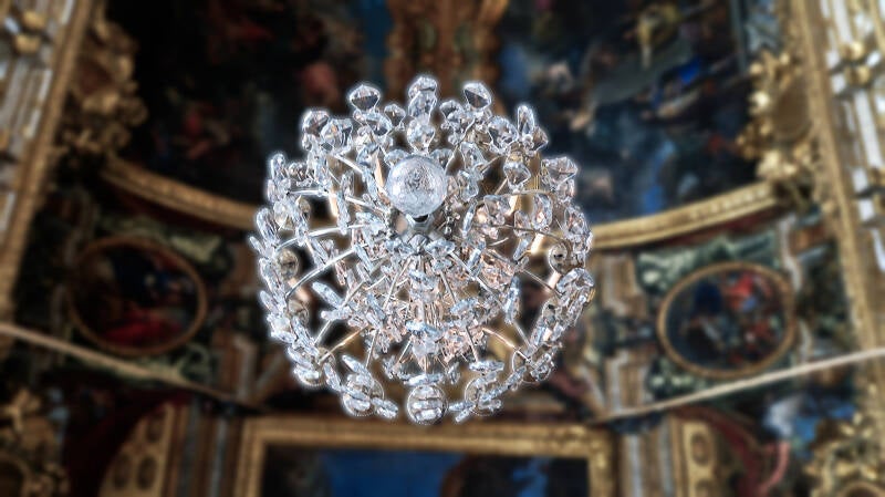 daniel-paris-intérieur-du-château-de-Versailles-le-lustre