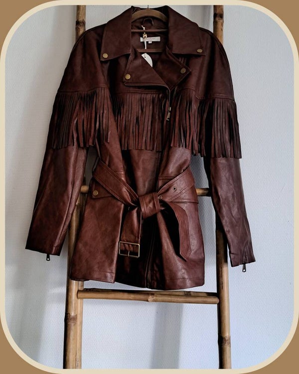 Chica Jacket "sky leather