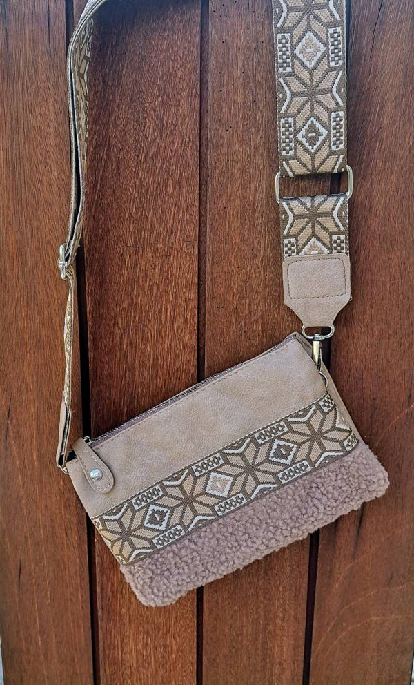 Cross bag taupe