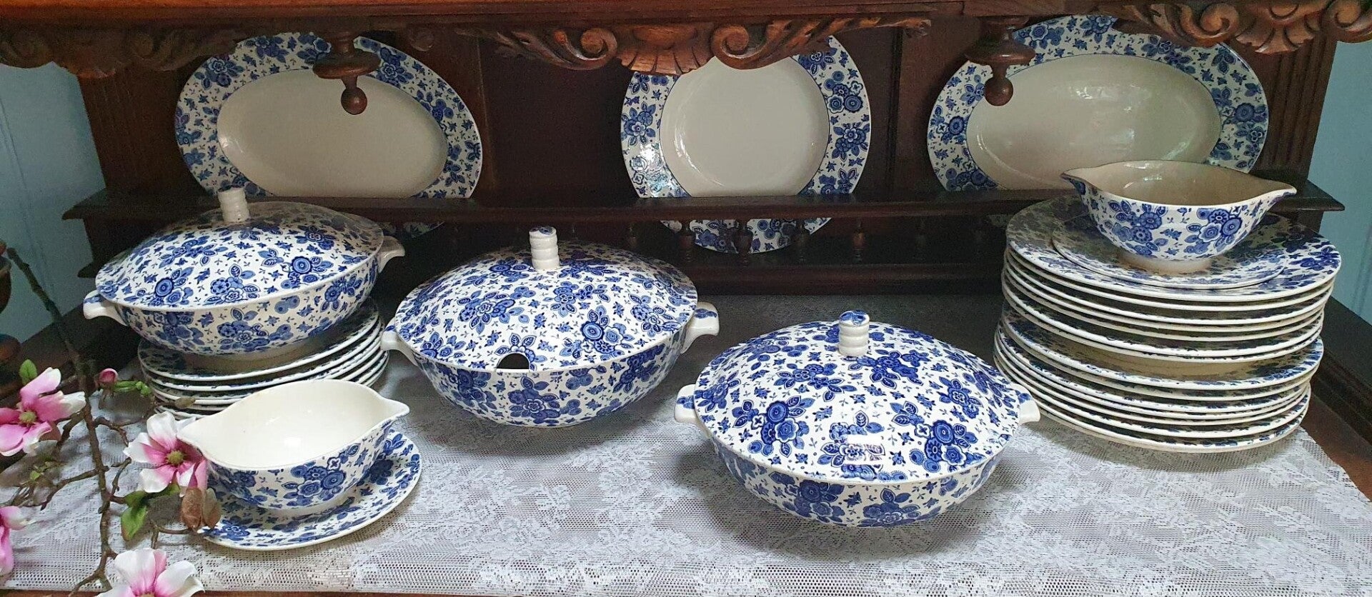 Dinerservies 8 persoons - Société Céramique Maastricht - Decor Beatrix