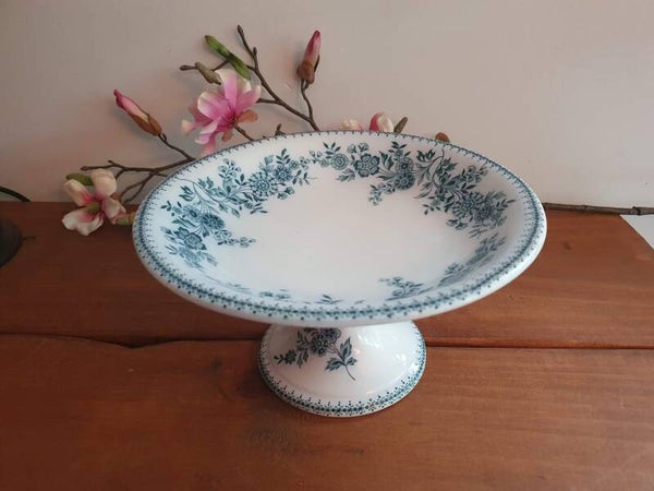 Tazza/ Schaal op voet - Société Céramique Maastricht - Decor Bruges