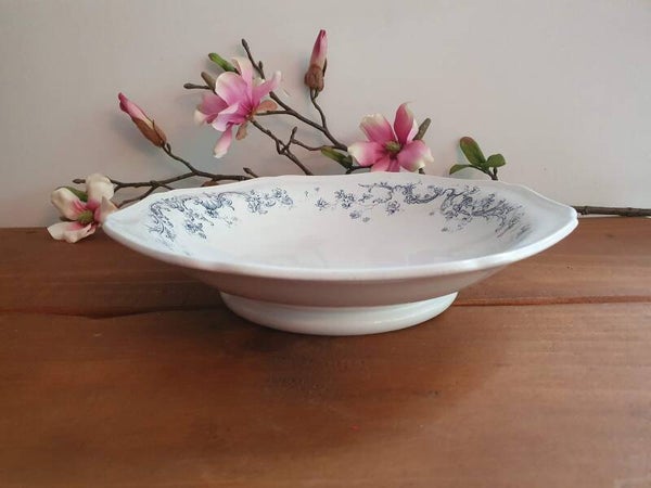 Tazza/ Schaal op voet - Petrus Regout - Decor Regence