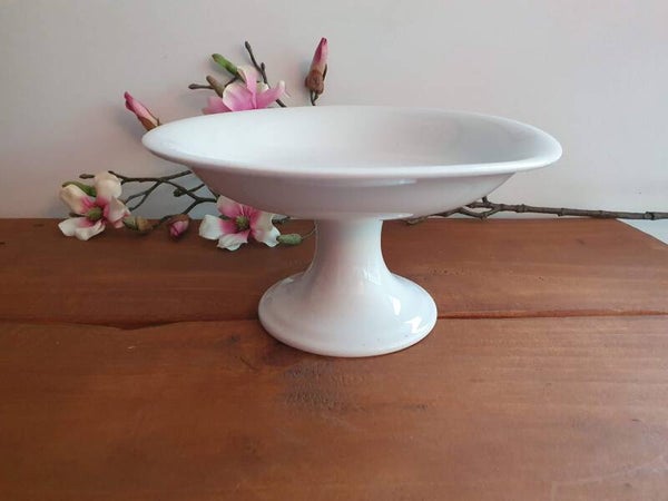 Tazza/ Schaal op voet - Petrus Regout - Decor Room wit